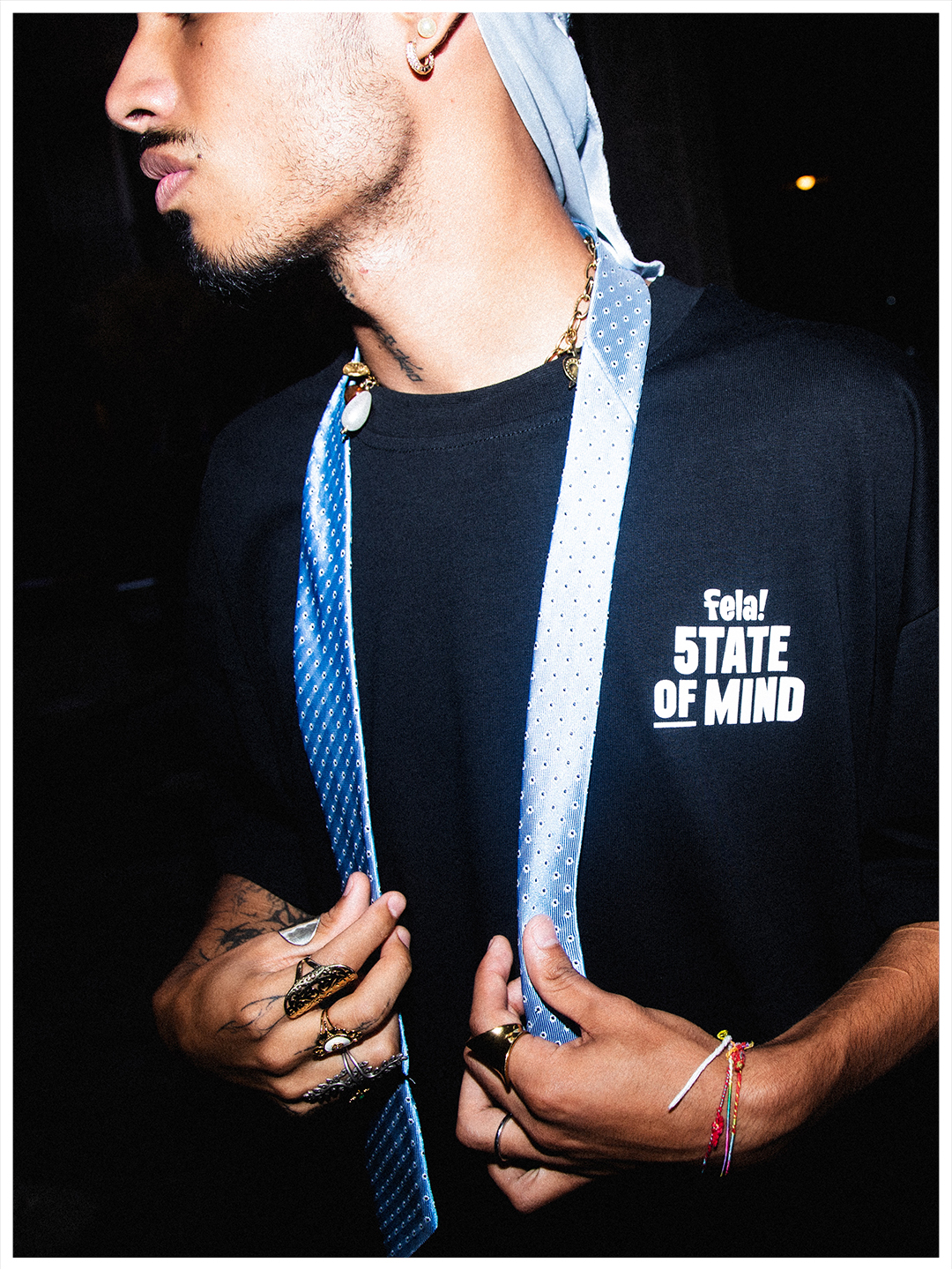 F!-Shirt nera Fela! State of Mind